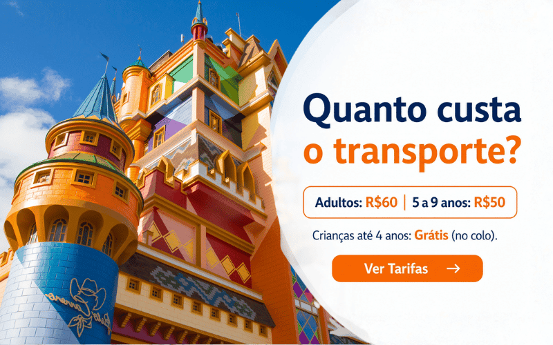 Transfer Beto Carrero World saindo de Balneário Camboriú