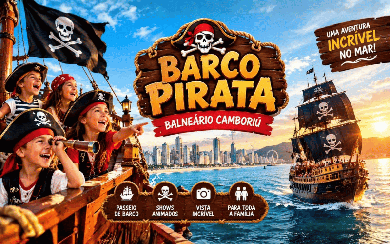 Ingresso Barco Pirata em Balneário Camboriú