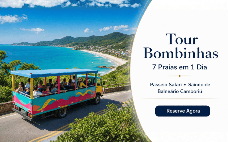 Tour Bombinhas: 7 Praias em 1 Dia
