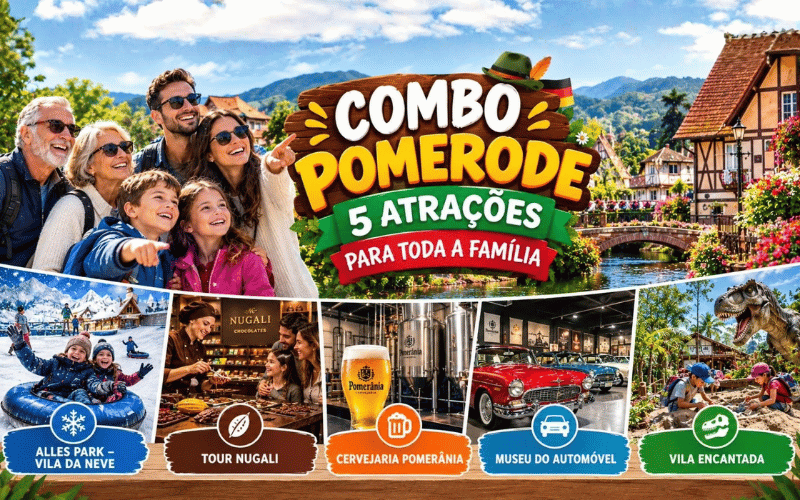 Combo Pomerode - 5 ATRAÇÕES COM UM ÚNICO INGRESSO