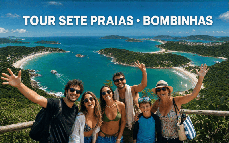Tour Bombinhas: 7 Praias em 1 Dia