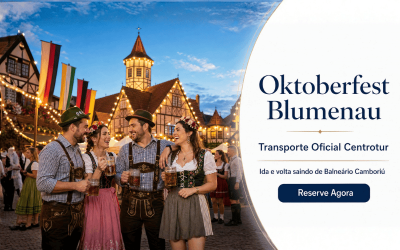 Transporte ida e volta para a Oktoberfest Blumenau