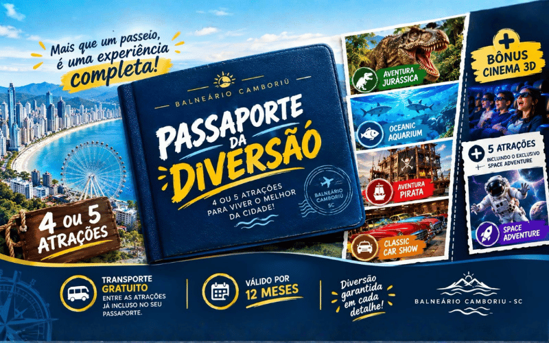 Passaporte da Diversão em Balneário Camboriú