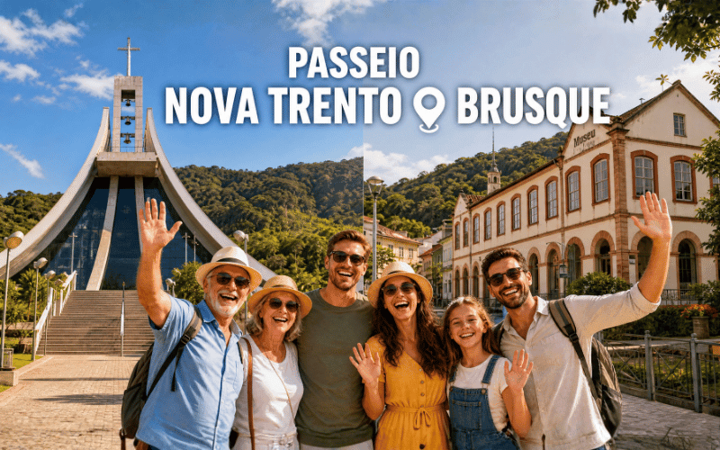 Santuário Santa Paulina + Brusque - Saida Balneário Camboriú
