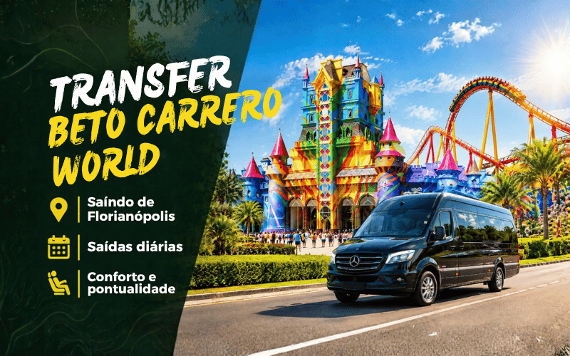 Transfer Beto Carrero World saindo de Florianópolis