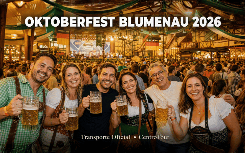 Transporte ida e volta para a Oktoberfest Blumenau