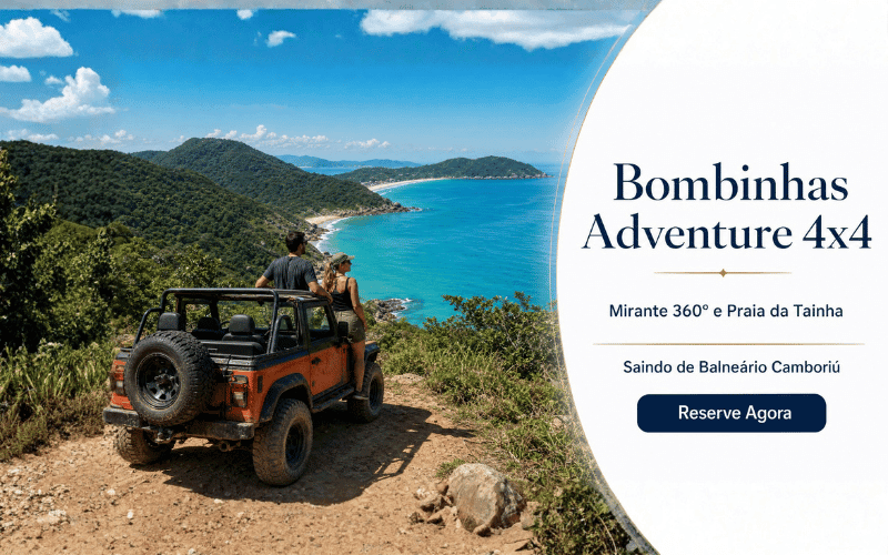 Tour de 4x4 em Bombinhas - Saida BC