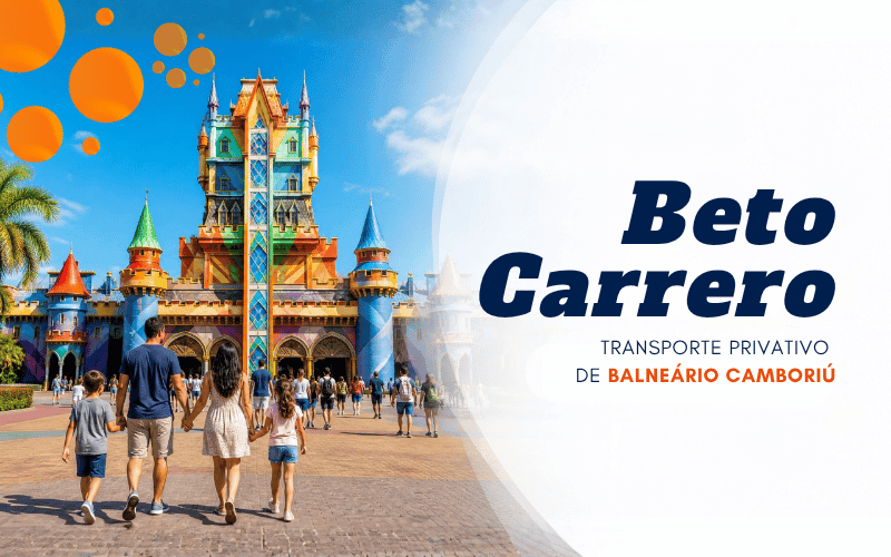 Transfer Beto Carrero Privativo em veículo sedã - Saida de Balneário Camboriú