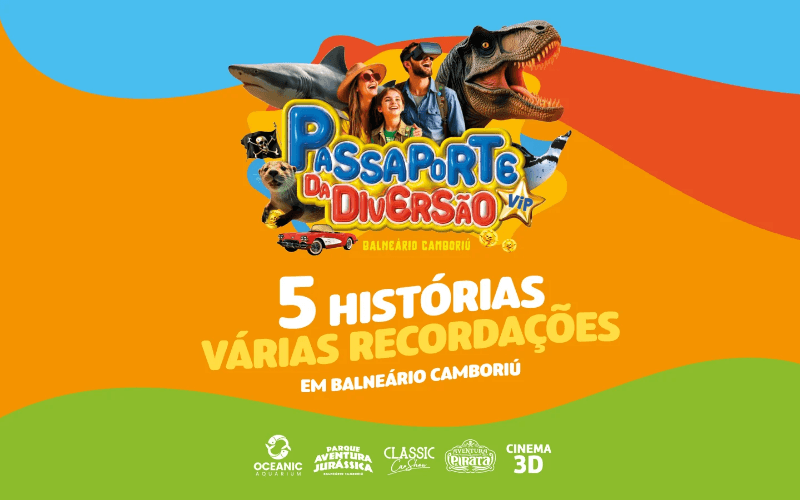 Passaporte da Diversão 6 atrações em Balneário Camboriú