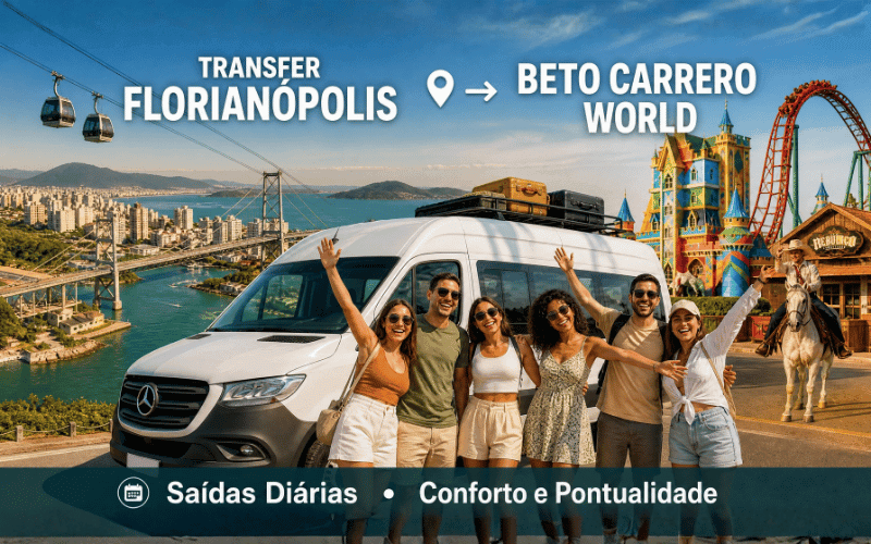 Transfer Beto Carrero World saindo de Florianópolis