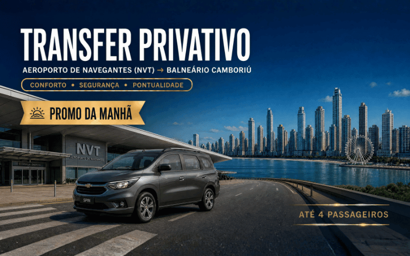 Do Aeroporto de Navegantes para Balneário Camboriú