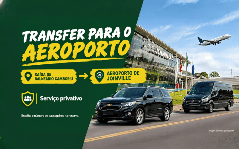 De Balneário Camboriú para Aeroporto de Joinville
