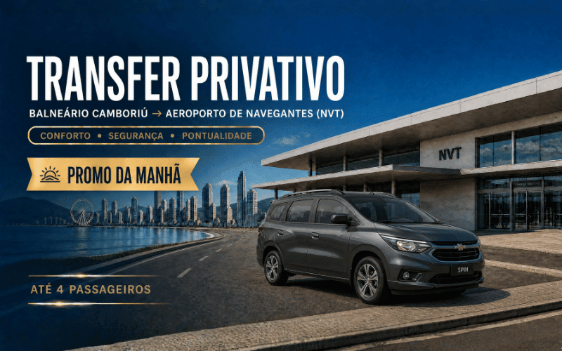 De Balneário Camboriú para Aeroporto de Navegantes